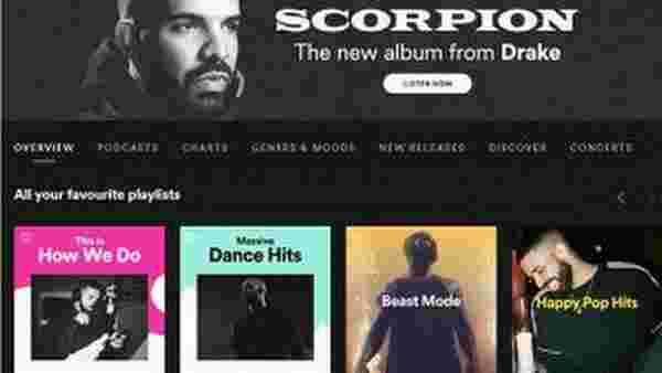 Spotify, Drake ile bezdirdi!