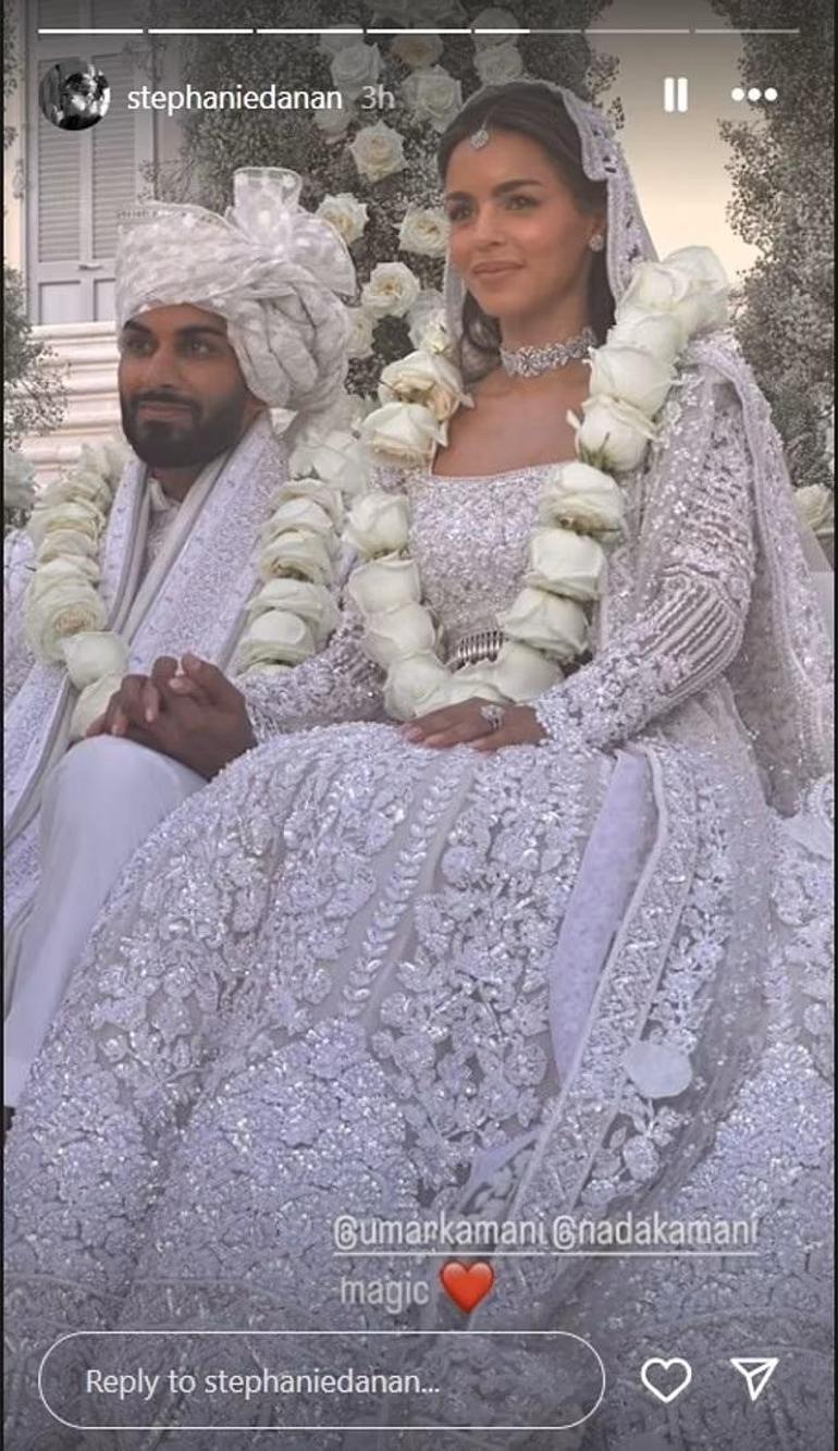 Umar Kamani ve Nada Adelle'nin Muhteşem Düğün Töreni