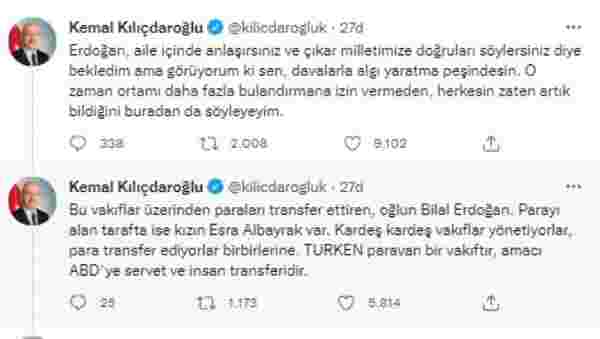 ABD'ye para aktarıldığını iddia eden Kılıçdaroğlu'ndan yeni paylaşımlar! Bu kez çok sert konuştu