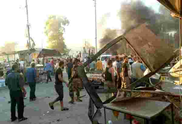 Afrin'de 7 kişinin hayatını kaybettiği bombalı saldırının görüntüleri ortaya çıktı