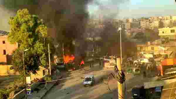 Afrin'de 11 kişinin hayatını kaybettiği bombalı saldırının görüntüleri ortaya çıktı