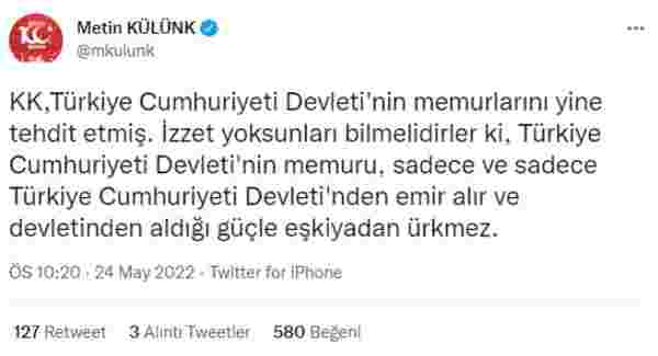 AK Partili Külünk'ten memurlara çağrı yapan Kılıçdaroğlu'na tehdit: Haddini bil yoksa devlet had belletmeyi bilir