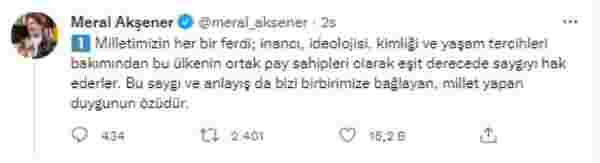 Akşener'den Erdoğan'ın gezi parkı eylemcilerine yönelik sözlerine tepki: Sandık geldiğinde bu istibdata son vereceğiz