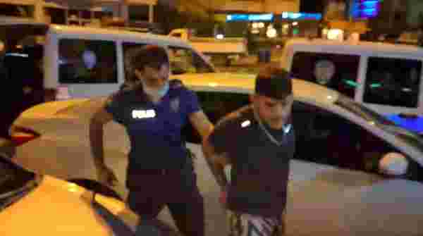 Alanya'da dehşet saçıp polisi peşine takan sürücü tutuklandı
