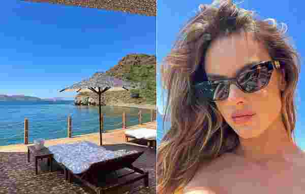 Alessandra Ambrosio Marmaris'te tatil yapıyor