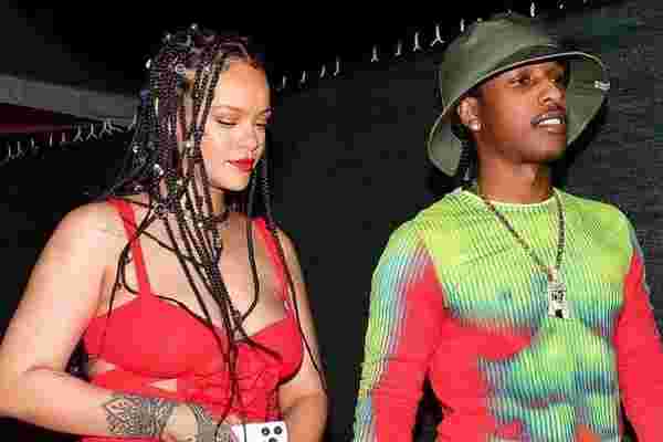 ASAP Rocky, Rihanna yı kucağında taşıdı #2