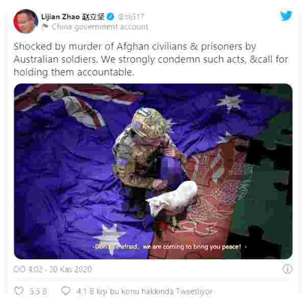 39 sivili öldürdüğü ortaya çıkan Avustralyalı askerlere ait Çin'in paylaşımı ortalığı fena karıştırdı