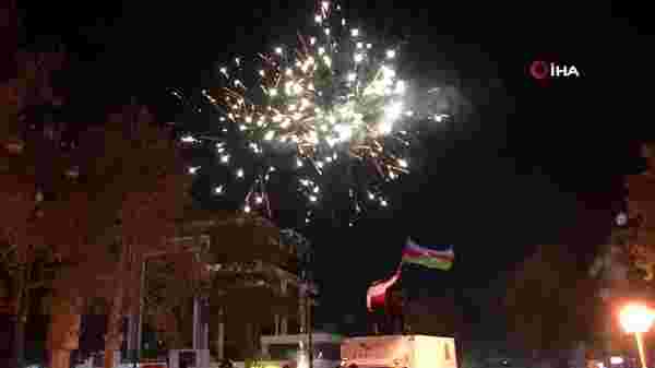 Azerbaycan'da tarihi gecede zafer kutlamaları sabaha kadar devam etti