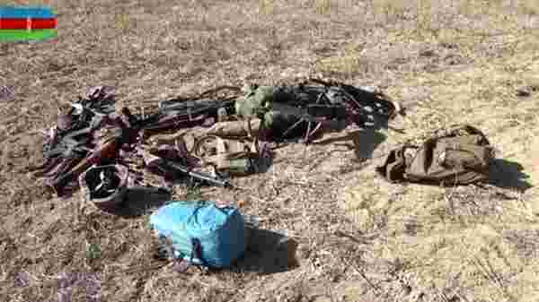 Azerbaycan ordusu Ermenistan askerlerinin bıraktığı tank ve mühimmatları ele geçirdi