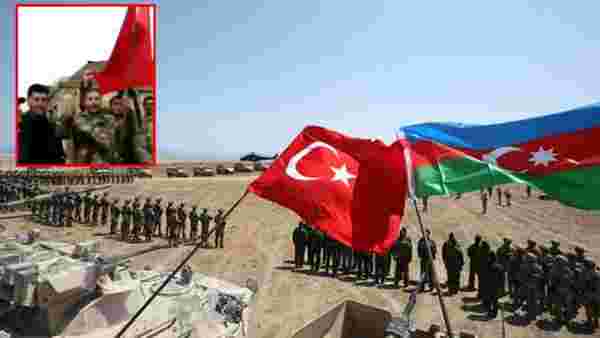 Azerbaycanlılardan Türkiye'ye teşekkür: Kardeş ülkenin bayrağını dalgalandırıyoruz