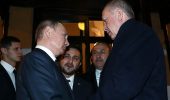 Putin, basın toplantısının ardından Cumhurbaşkanı Erdoğan'ı kapıya kadar uğurladı