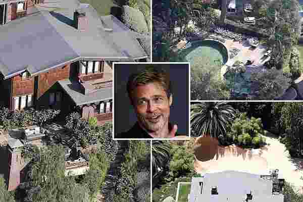 Brad Pitt 40 milyon dolarlık evini nihayet elden çıkardı