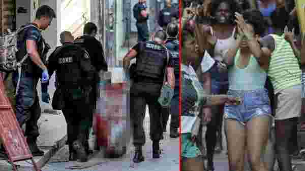 Brezilya tarihinin en kanlı baskını! Uyuşturucu tacirlerine yönelik operasyonda bir polis memuru dahil 25 kişi öldü