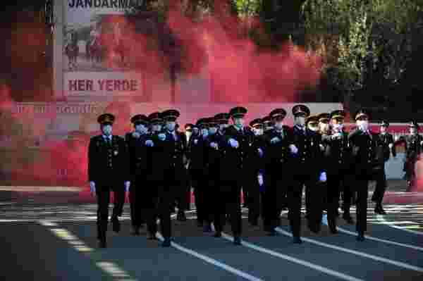 Bursa'da jandarma astsubay adaylarının yemin töreni