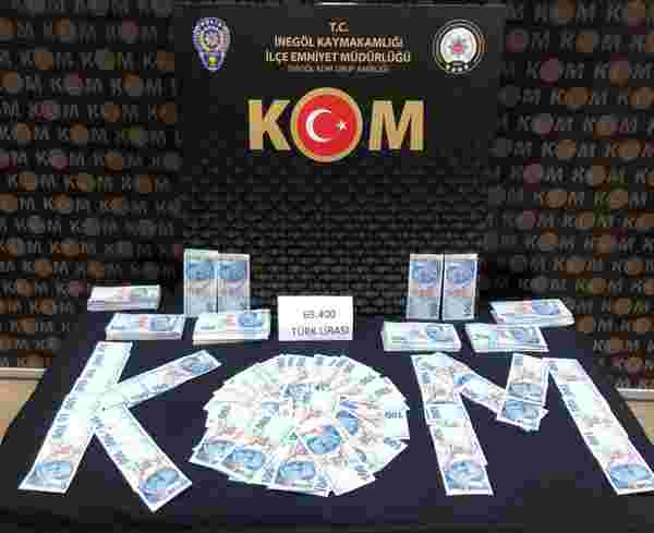 Bursa'da sahte parayla yakalanan 3 şüpheliden 1'i tutuklandı