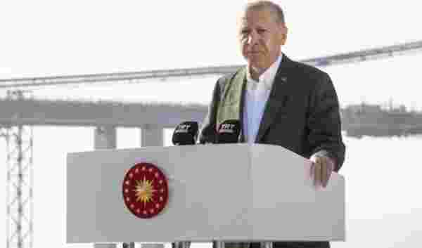 Çanakkale Köprüsü'nde sona doğru... Cumhurbaşkanı Erdoğan'dan 'Kanal İstanbul' mesajı