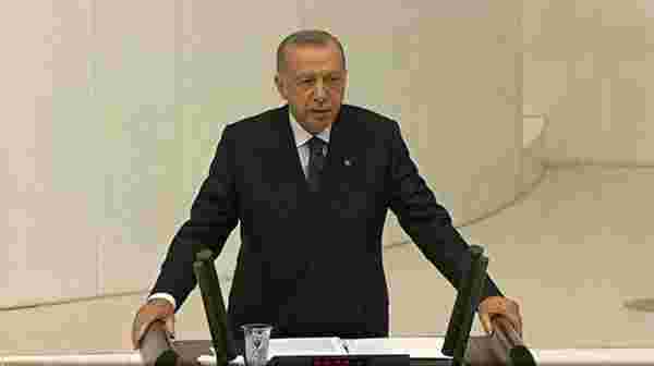 Cumhurbaşkanı Erdoğan, yeni yasama yılı açılışında TBMM'de milletvekillerine sesleniyor
