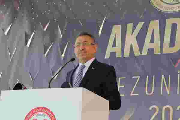 Cumhurbaşkanı Yardımcısı Oktay, Yozgat'ta meslek yüksekokulu mezuniyet töreninde konuştu Açıklaması