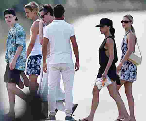 David Beckham ve ailesi İtalya'da tatilde #2