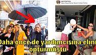 Turizm Bakanı'nın Eşi Pervin Ersoy'un Kadın Polise Çantasını ve Şemsiyesini Taşıtması Büyük Tepki Çekti