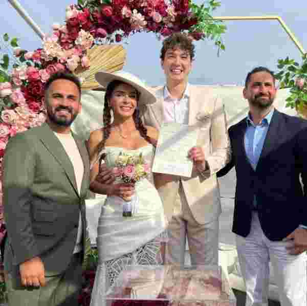 Ebru Şahin ve Cedi Osman evlendi!