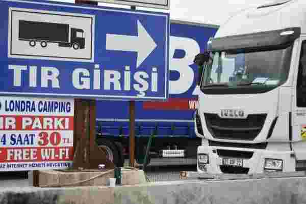 Edirne'de TIR'lara kaçak göçmen binişini önlemek için tesislere 'duvar' uyarısı