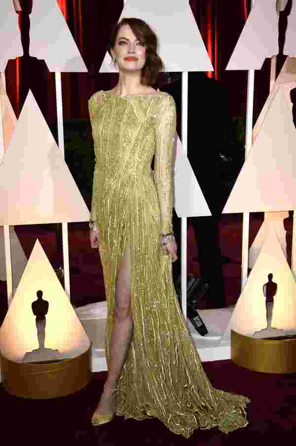 Emma Stone un Oscar elbisesi açık artırmaya çıkacak #1