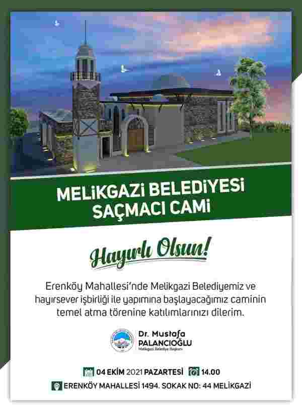 Erenköy'de Saçmacı Cami'nin temeli atılacak