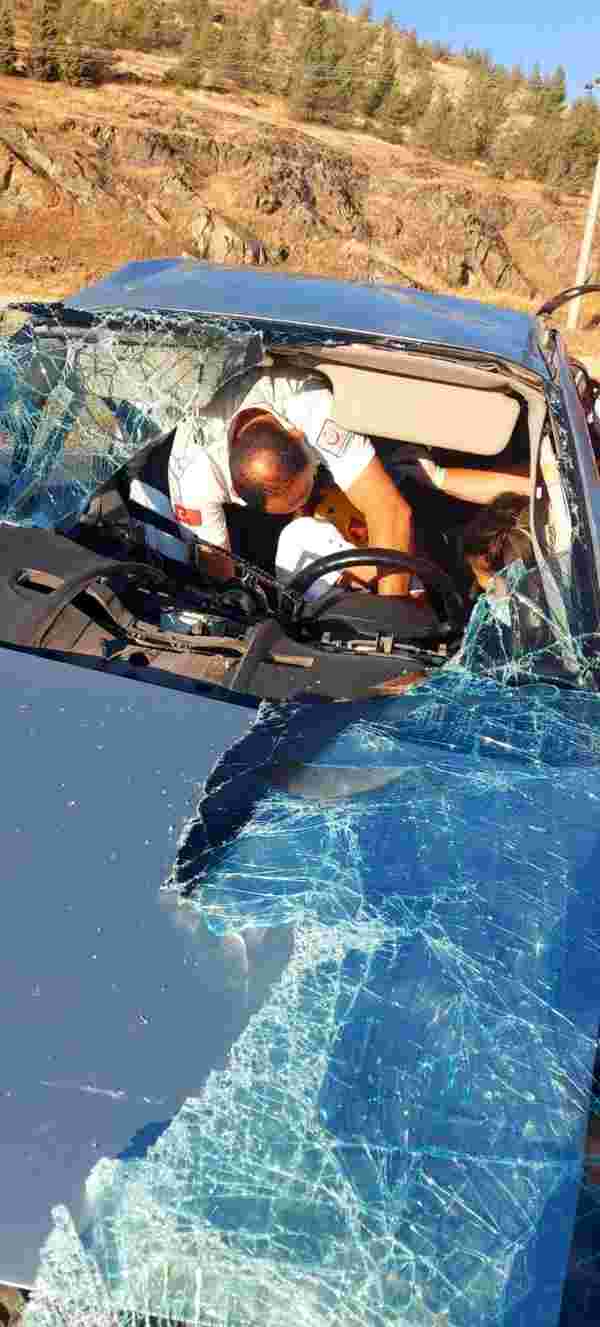 Gaziantep'te iki araç çarpıştı: 5 yaralı