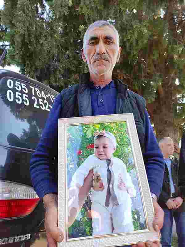 Saldırıda annesi Züleyha Şahmezerova’un kucağındayken hayatını kaybeden 1 yaşındaki Medine, annesiyle aynı tabutta defnedildi.