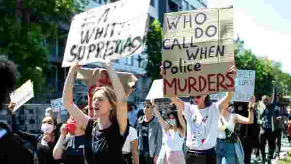 George Floyd'un öldürülmesinin ardından başlayan gösteriler 3 ülkeye daha sıçradı