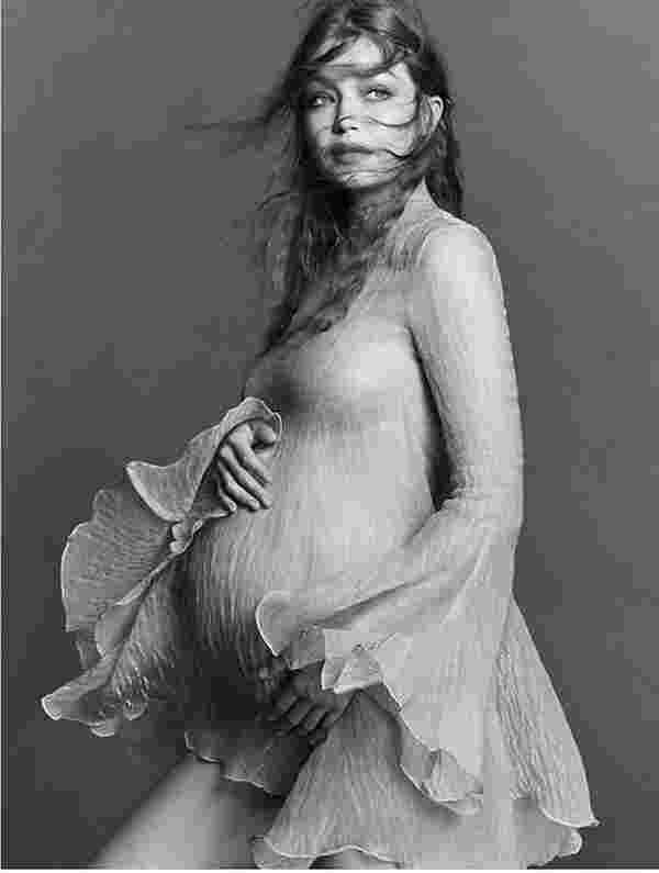 Gigi Hadid, hamilelik pozlarını paylaştı #3