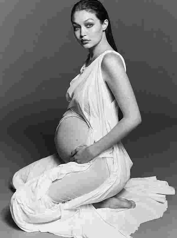 Gigi Hadid, hamilelik pozlarını paylaştı #5