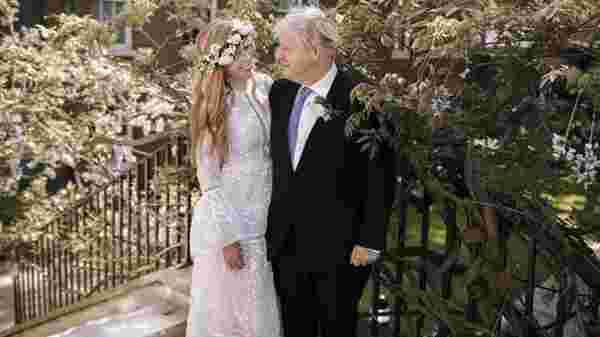 Gizlice evlenen İngiltere Başbakanı Boris Johnson'ın nikahından ilk kare