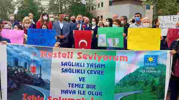 Bursalılar hava kirliliğine isyan etti: Zehir solumak istemiyoruz