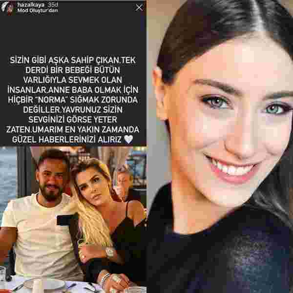 Hazal Kaya dan Selin Ciğerci ye destek #1
