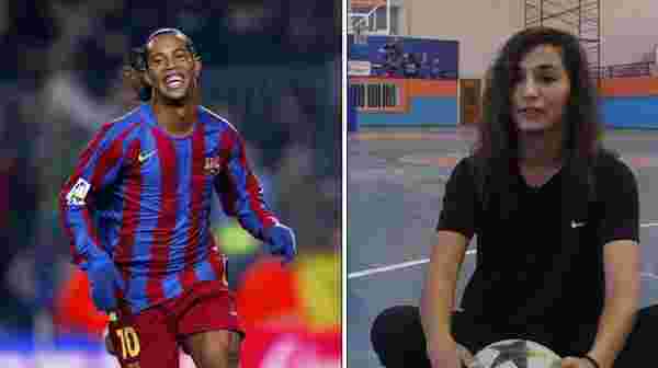 İsmini Ronaldinho'dan alan Suriyeli kadın futbolcu Rona, dünyaya seslendi! Rekoru kimse görmedi