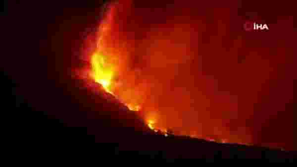 İspanya'da yanardağdan çıkan lavlar 338 hektarlık alana yayıldı