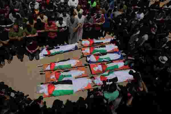 İsrail'in Gazze'ye düzenlediği saldırıda aynı aileden 10 kişi hayatını kaybetti
