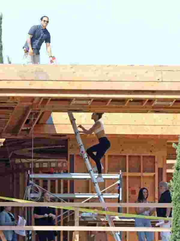 Jennifer Lopez, Ben Affleck ile birlikte yaşayacağı evin inşaatını denetledi #5