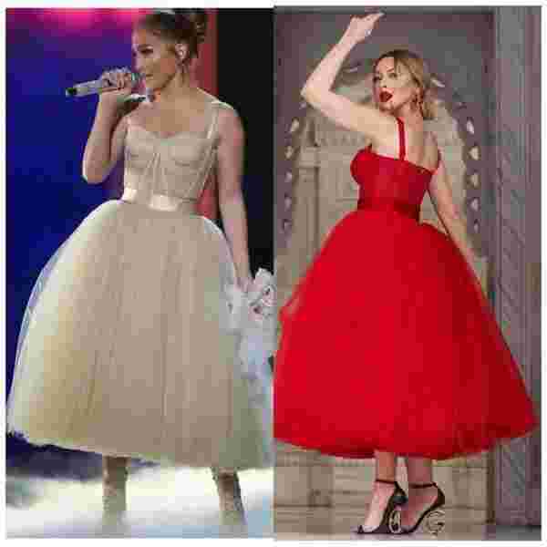 Jennifer Lopez, Hadise nin elbisesinin aynısını giydi #2