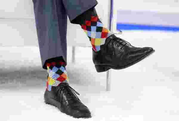 Kanada Başbakanı Justin Trudeau'nun renkli çorapları NATO Zirvesi'ne damgasını vurdu