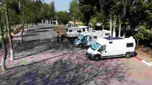 Karavanlar, Tarsus Belediyesi Karavan Parka gelmeye başladı