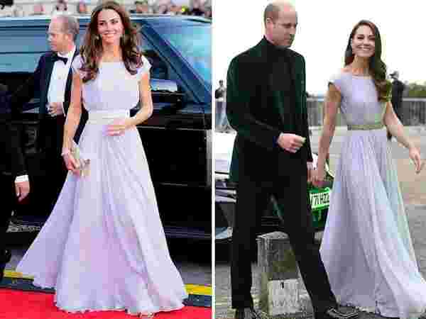 Kate Middleton 10 yıl önceki elbisesiyle davete katıldı #1
