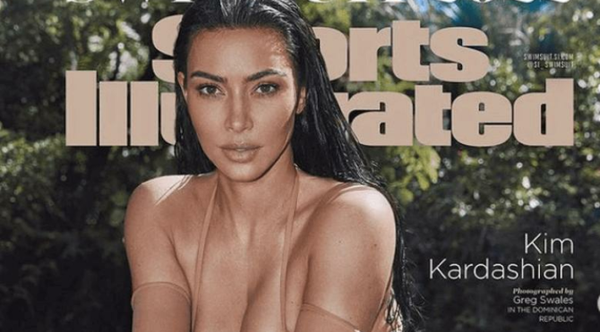 Kim Kardashian ünlü spor dergisi için bikinili poz verdi