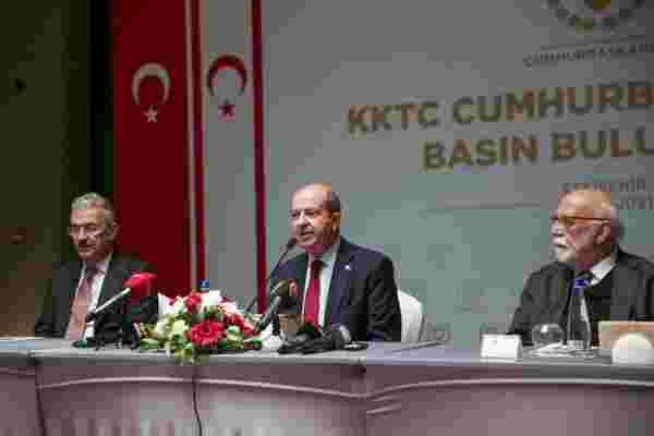 KKTC Cumhurbaşkanı Tatar: Kıbrıs'ın Yunanistan'a bağlanmasına asla geçit vermeyeceğiz (2)