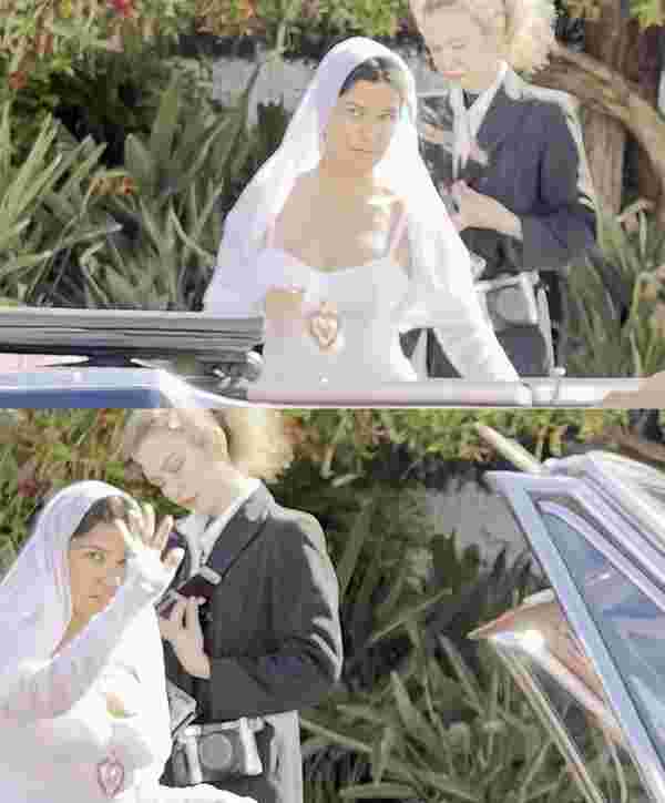 Kourtney Kardashian ve Travis Barker resmi olarak evlendi #6