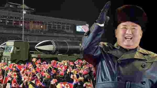Kuzey Kore lideri Kim Jong-Un'dan ABD'ye gözdağı: Dünyanın en güçlü silahı devlet kanalında tanıtıldı