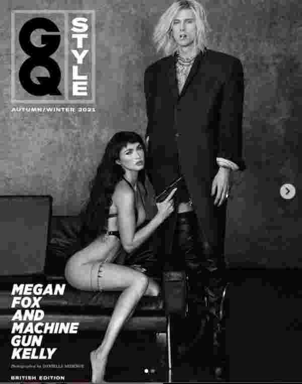 Megan Fox ve Machine Gun Kelly’den silahlı poz #2