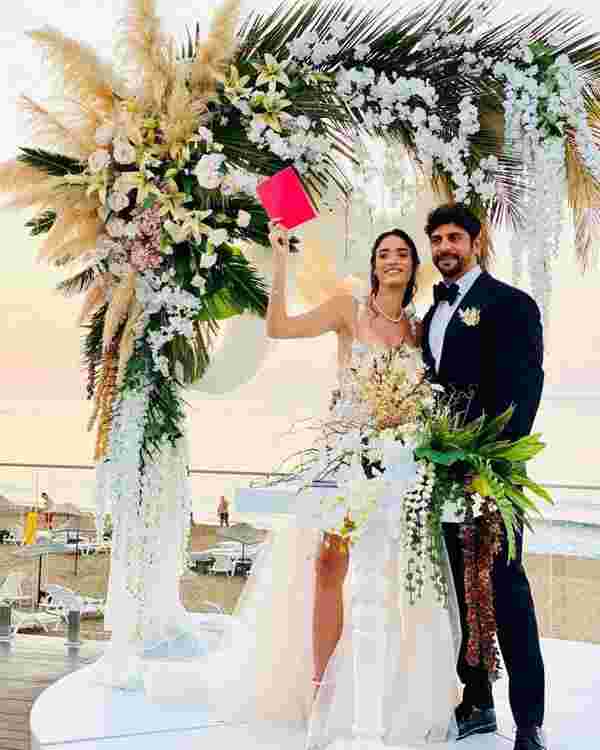 Melisa Emirbayer ve Sami Hamidi evlendi #1